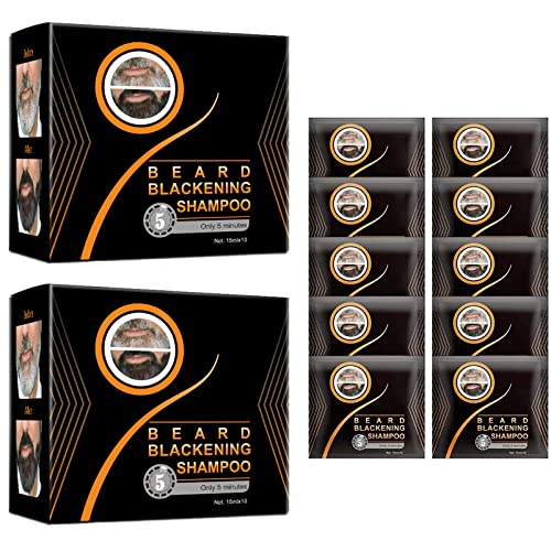 Guys Natural Darkening Beard Shampoo, Beard