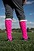 MadSportsStuff Neon Watermelon Over the Calf Socks (Neon Pink/Neon Green, Medium)