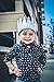 Toddler Third Crown Birthday Gray White Party I am 3 B-Day Hat Girl Boy