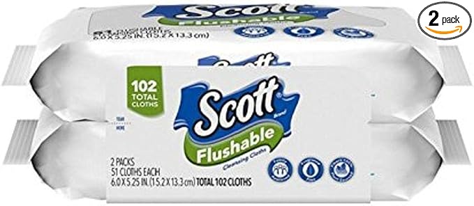 Scott moist wipes refill 102 (036000117271)