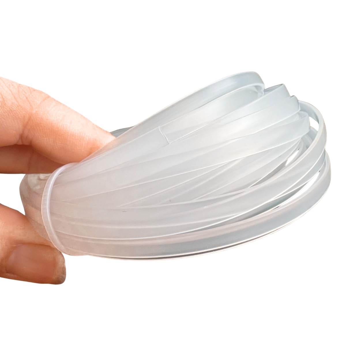 5mm Boning for Sewing Corset Clear Roll Corset Boning for Sewing for Rigilene Boning Dresses DIY Plastic Boning for Sewing Rigilene Boning Sewing Craft Plastic Boning Sewing Accessories (1, 5yards)