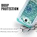 Prevail LTE Case, Core Prime Case, MagicSky [Shock Absorption] Studded Rhinestone Bling Hybrid Dual Layer Armor Defender Protective Case Cover for Samsung Galaxy Core Prime / Prevail LTE 4G(Flower)
