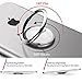 Humixx Phone Ring Holder, Stainless Steel Cell Phone Finger Stand, 360° Rotation Thin Universal Kickstand, Magnetic Car Mount for iPhone 11/11 Pro/11 Max/XR/XS Max, Samsung S10, Huawei P30 - Silver