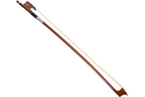 Ciieeo Violin Bow Stick 1/10 Type Horsehair Violin Bow Parts Red Sandalwood Musical Instrument Accessories