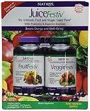 Natrol JuiceFestiv - 120 FruitFestiv Capsules & 120 VeggieFestiv Capsules by JuiceFestivp