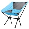 SunshineFace draagbare opvouwbare stoel lichtgewicht outdoor vissen camping wandelen strandstoel kruk blauw