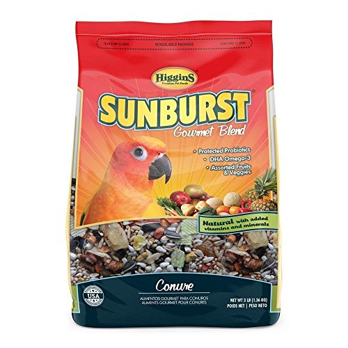 Higgins Sunburst Conure Bird Food, Gourmet Blend with fruits & Veggies, 3 lb. Bag Fast Delivery, by - //medicalbooks.filipinodoctors.org