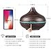 InnoGear 500ml Aromatherapy Essential Oil Diffuser Wood Grain Aroma Diffusers Cool Mist Humidifier with Timer Adjustable Mist 7 Color Changing Night Lights Waterless Auto Shut-off for Home Office Yoga