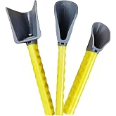 Drywall Corner Tool, 3-in-1 Drywall Tools for Outside Inside Corner, Corner Bead Tool with TPU Flexible Head &amp; ABS Nylon Handle, Professional Round Corner Tool for Bullnose Trim Gauge &amp; Finishing