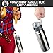 Secura Vacuum Insulated 304 Stainless Steel Water Bottle with Handle, 650ML /22OZ, Silver