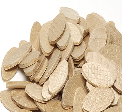 wolfcraft 2993404 Compressed Wafer Shaped Wood Joining Biscuits for Joining Wood Pieces, #R1, 110 Piece Jar - Thumbnail 4