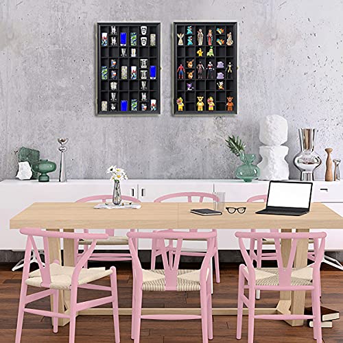 Shot Glass Display Case Large Wooden Rack Holder Wall Mounted