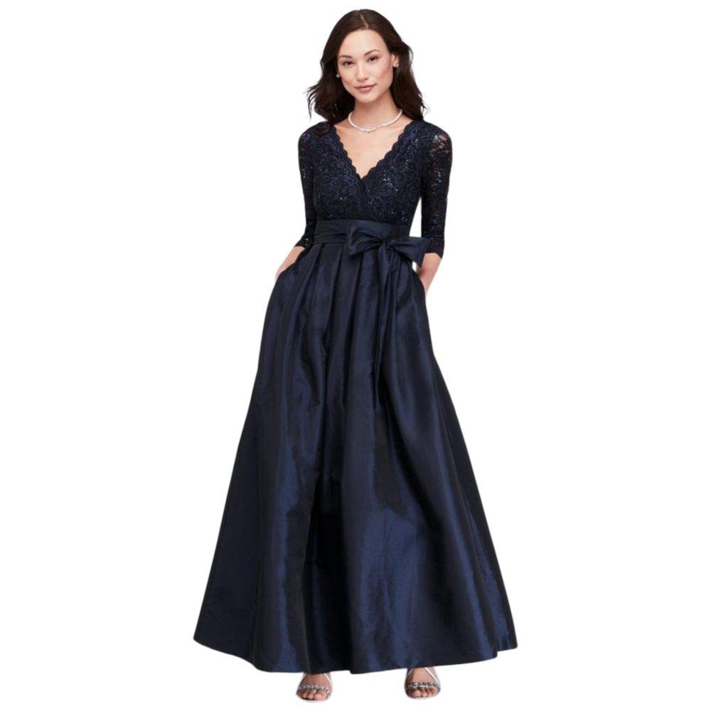 taffeta dresses for mother of the bride