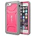 iPhone 6 / iPhone 6S Case - Poetic [Revolution Series] Apple iPhone 6 inch Case - [Heavy Duty] [Dual Layer] Complete Protection Hybrid Case with Built-In Screen Protector for Apple iPhone 6 (2014)/iPhone 6S (2015) Pink/Gray (3 Year Manufacturer Warranty From Poetic)