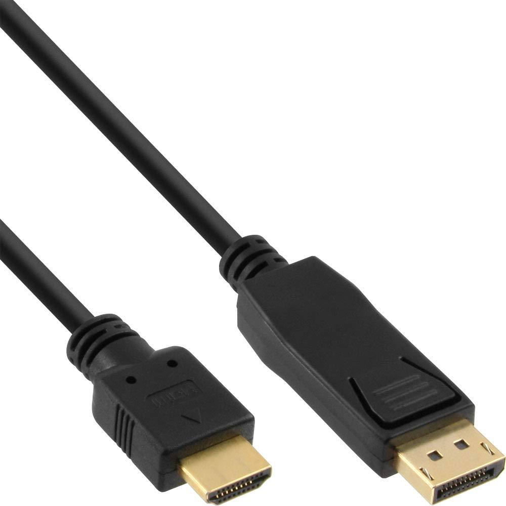 InLine® DisplayPort to HDMI Converter Cable, Black, 10 m
