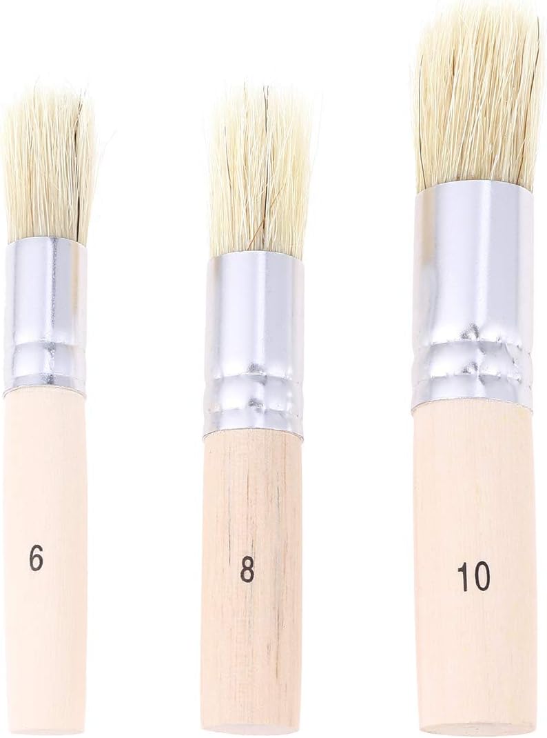 pennello di setola naturale per pittura a olio