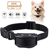 Bark Collar Dog Bark Collar Rechargeable with Beep Vibration and No Harm Shock,Rainproof,5 Levels of Sensitivity, Anti Barking Collar for Mini Small Medium Large Dogs