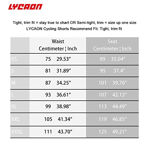 LYCAON Bike Bicycle Cycling Shorts (3D Antibacterial Gel-Pad, 7 Sizes), MTB BMX Shorts for Road Mountain Bikes Bicycle Ridding Men Women Kids Teens (Large, Red-Evolution) - Thumbnail 6