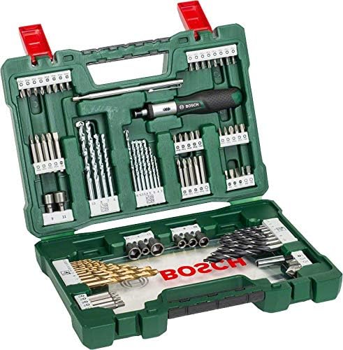 Bosch 2607017195 91-Piece Titanium Drill and Screwdriver Bit Set, V-Line (for Wood Masonry and Metal - Image 3