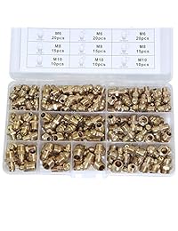 135pcs latón zerk Grease Nipple montaje Kits de Surtido (M6 M8 M10)