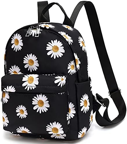 Yusudan Mini Backpack Purse for Women Girls, Floral Flower Small