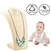 Lofca Silicone Teething Necklace for Mom to Wear-Great Baby Teething Toys-100% BPA Free Chew Beads-Stylish & Natural Breastfeeding Nursing Necklace for Soothing Pain Relief-'Claire'（Mint）