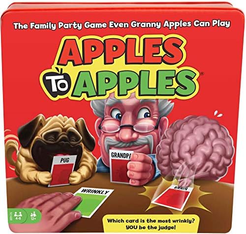 Apples to Apples Card Game Party Box Deluxe Metal Case