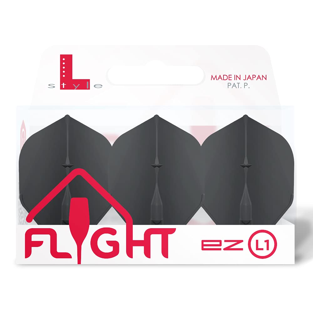L-Style - L-Flights - EZ - Standard Dart Flights (Black)