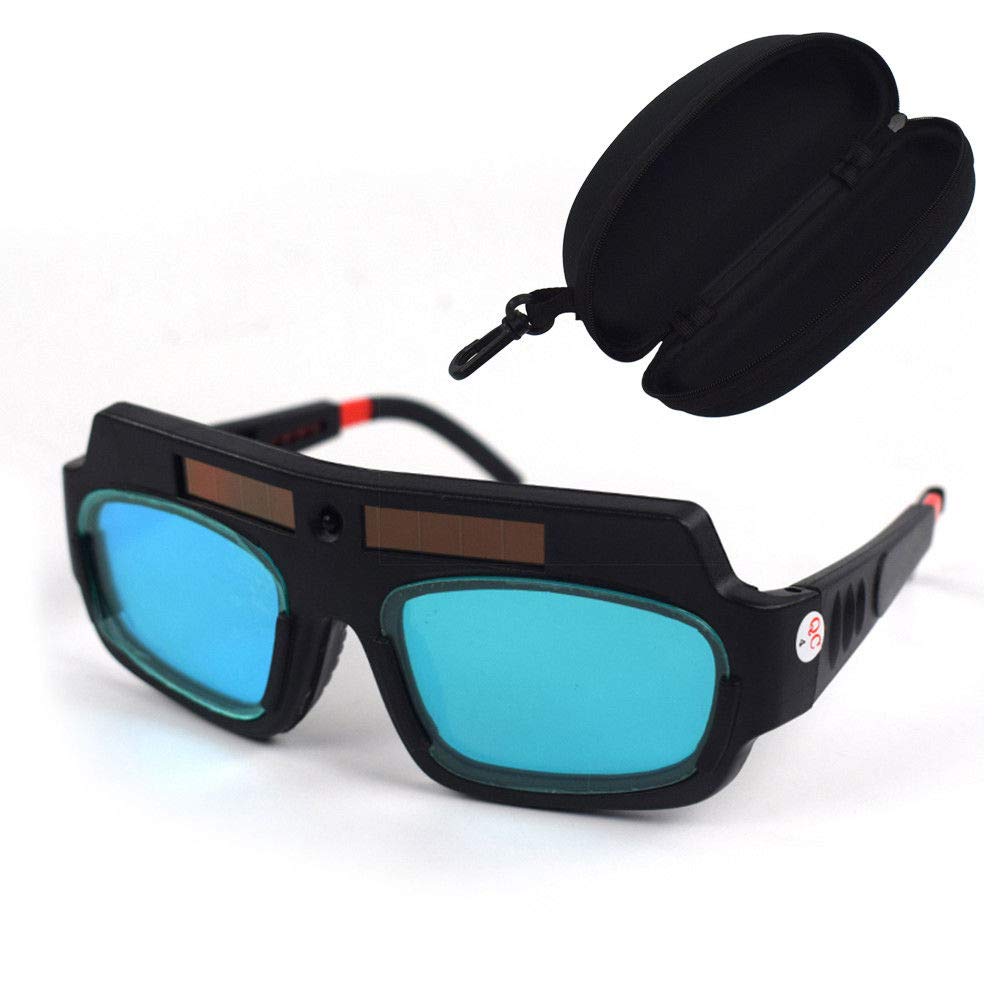 tooloflife Welding Goggles, Solar Automatic Darkening Safety Glasses for Welding Eye Protection