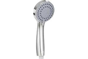 Handheld Shower Head（Without Hose and Bracket） - High Pressure Water Saving 360 Degree Rotating Adjustable Showerhead with ON