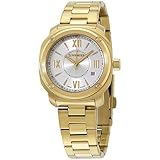 Wenger Silver Dial Gold Tone Stainless Steel Ladies Watch 011121113