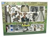 New Ray Deluxe Nature Wild Game Hunting & Fishing Ultimate All in One Playset with Fish , Deer , Moose ,Bear , Dogs and More