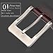Belt for Men Leather Belt (Belt width:1.4 inches)[Trimmed to fit]HZ2067