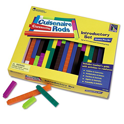 Learning Resources Connecting Cuisenaire Rods Introductory Set