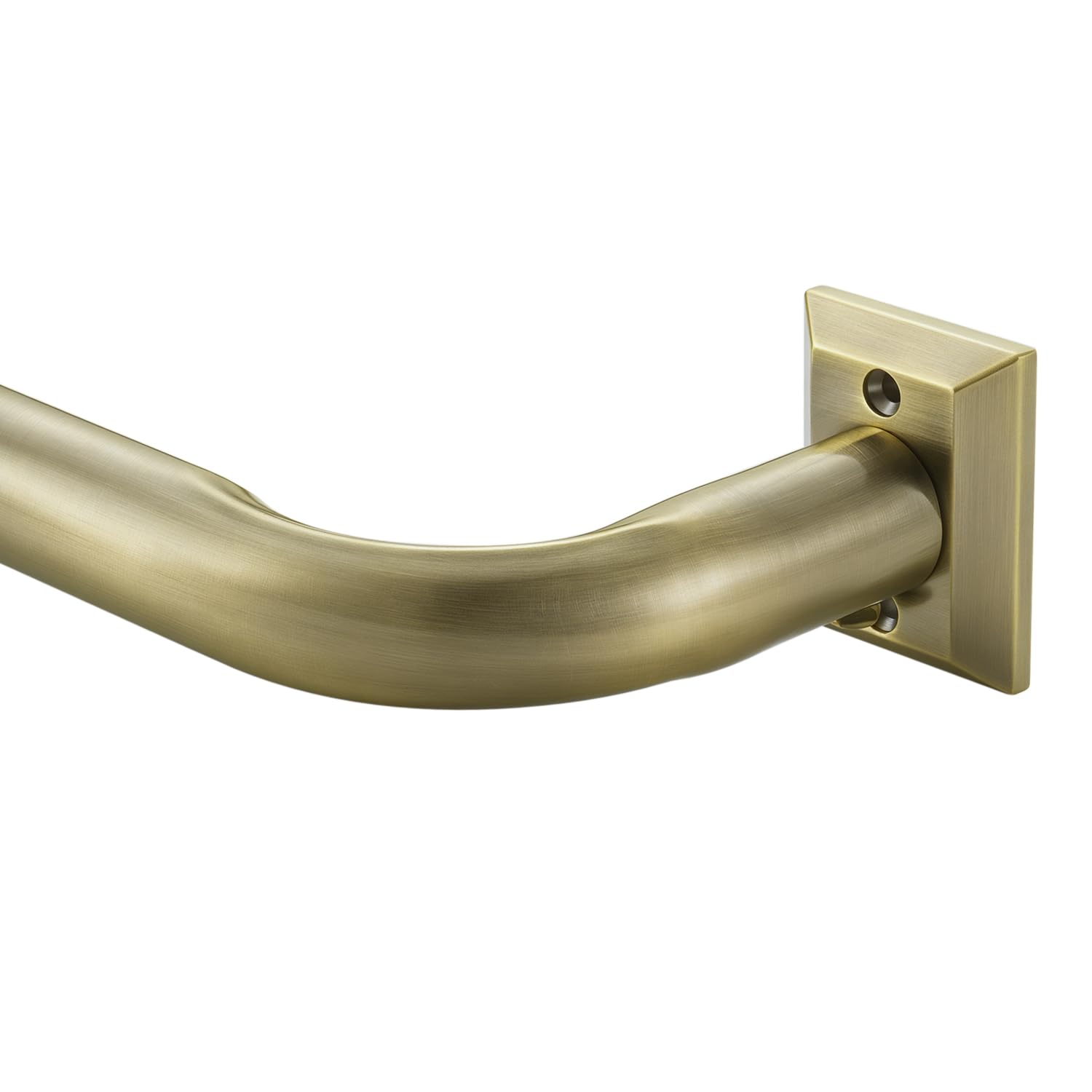 Photo 1 of 1 1/4 Diam Large Room Darkening Rods, 84-134Inch(7-11ft) Length Telescoping Wrap Around Curtain Rods For Bedroom Living Room Kitchen, Antique Bronze