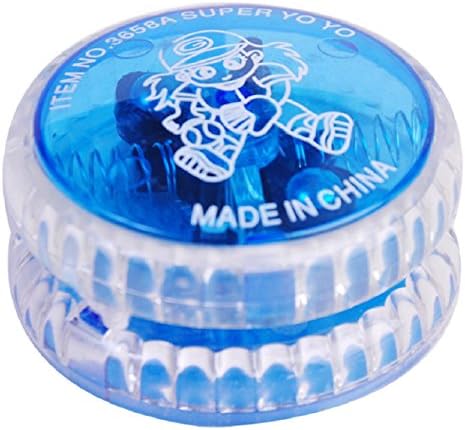 Aorbi 2017 Cute Fashion Design Boy Girl Kid's Funny Clear Plastic Smoothless Professional Yo-Yo with LED Light