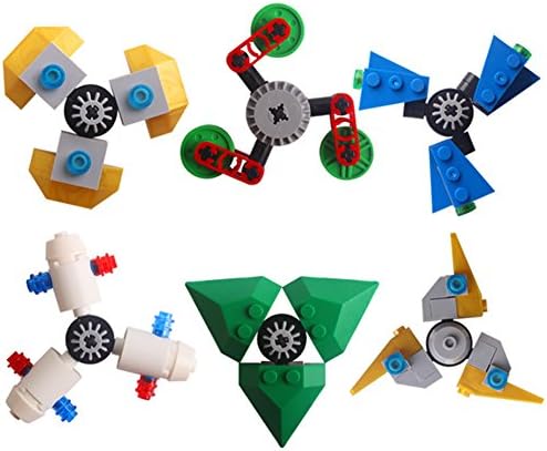 iNewby Block Gyro Hand Spinner ABS Stress Relief Fidget Bricks Puzzle for Kids Gift(Random Style)