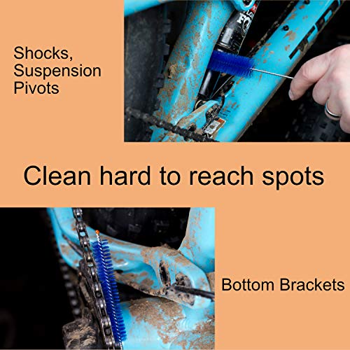 image for Scrubza TrailPik-Bike Cleaning Kit | Brushes for Mountain Bikes, Full 
