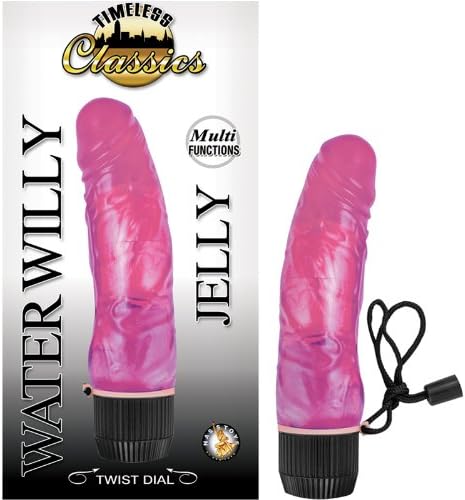 Bundle of Timeless Clsc Jelly Water Willy Pink AND Swiss Navy Water Based Lubricant 5ml Foil