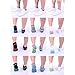 Zisuper Men’s 3 Pack Athletic No Show Running Socks Cushioned Low Cut Sport Sock