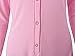 Moxeay V-Neck One Piece Bodysuit Long Sleeve Bodycon Rompers (Large, Pink)