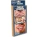 Paladone Face Coasters (Original) - 20 Hilarious Double Sided Drink Coasters (40 Fun Faces)