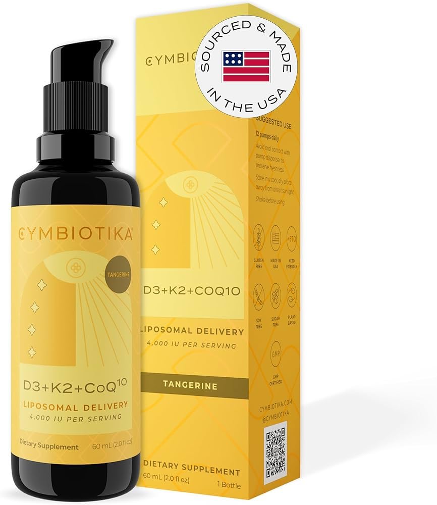 Photo 1 of **BB 6/25**Cymbiotika Vitamin D3 + K2 - Size 60ml | Healf