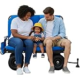Lounge Wagon Patented 3-in-1 Wagon with Seats &amp; Shade for Sports Families &ndash; Converts from Utility Wagon to 2-Person Chair &ndash; Beach, Soccer, Baseball &amp; Camping (Umbrella Sold Separately)