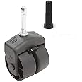 Bed Frame Replacement Wheel/Caster Roller with Lock/Brake & Socket Sleeve