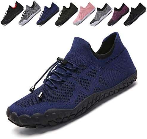 VIPFOX Mens Womens Hiking Water Shoes Slip On Barefoot Aqua Socks Outdoor Beach Swim Fishing Exercise Shoes