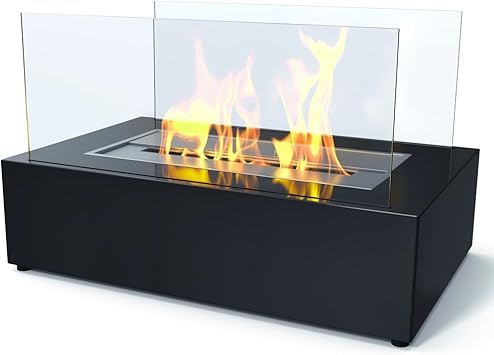 Imagin Bio Ethanol Fireplace Eton Black Amazon Co Uk Diy Tools