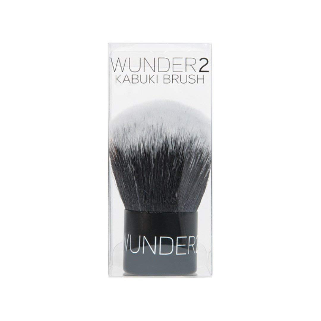 WUNDER2 KABUKI Brush For A Perfect Finish With Powder Makeup: Wunderbrow: Beauty