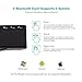 Portable Folding Bluetooth Keyboard EC Technolgy Foldable Wireless Keyboard with Multi Touchpad Holder Touch Keyboard for Android Windows iOS, Aluminum Alloy