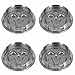 4X Brand NEW Four Pcs Set For Dodge Chrome Silver Wheel Center Hub Caps 2.5